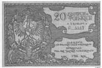 Polski Skarb Wojskowy 5, 20 złotych 1916, Jab. 687, 689, (2 sztuki).
