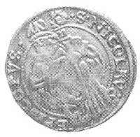 grosz 1559, Cieszyn, Aw: Popiersie św. Mikołaja 