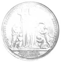 medal beznapisowy, sygnowany P. TURIN, Aw: Panorama Paryża, Rw: Plan centrum Paryża i data MCMXXVI..