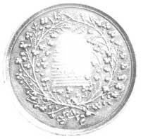 medal pszczelarski br., sygnowany G. Loos, (srebro, ale waga 19,0 g).