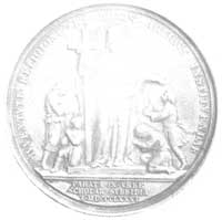 medal 1881 Leona XIII, sygnowany F. BIANCHI., (srebro waga 35,0 g.).