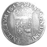 Ecu 1652, F (Angers), Ga. 204. -R-.