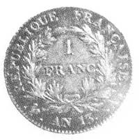 1 frank Anl3 (1804-1805), Paryż, Ga. 443.
