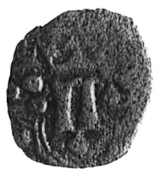 puła (denar ruski), j.w., Kop.28.3.I -rr-, Gum.376, 0.72 g.