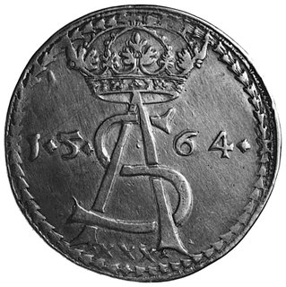 półkopek 1564, Wilno, Aw: Ukoronowany monogram S