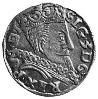 trojak 1597, Lublin, j.w., Kurp.983 R7, Wal.LXXX rys.1, typ trojaka rzadko spotykany w handlu