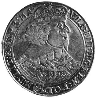 talar 1642, Bydgoszcz, Aw: Popiersie i napis, Rw: Tarcza herbowa i napis, Dav.433O, H-Cz.1833 R2, Kurp.100 R3