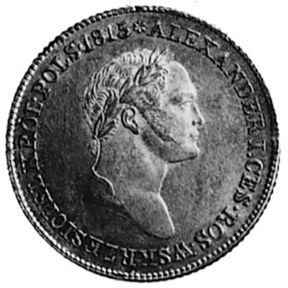 1 złoty 1827, Warszawa, Aw: Głowa i napis, Rw: Wieniec i napis, Plage 70, bardzo piękny stan zachowania
