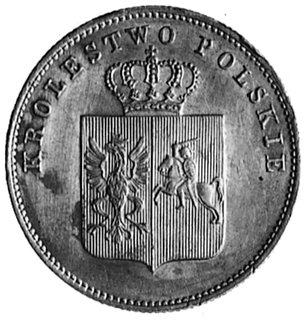 2 złote 1831, Warszawa, Aw: Tarcza herbowa i napis, Rw: Nominał w wieńcu i napis, Plage 272