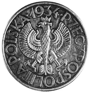 10 złotych 1934, połączone 4 Klamry, srebro, wybito 100 sztuk, 17.98 g.