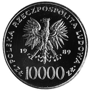 10.000 złotych 1989, Warszawa- Jan Paweł II, wybito 1.000 sztuk, złoto 31,1 g.
