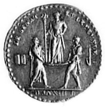 medalik sygnowany DEN JEUFF (Denon i Jeuffroy) w
