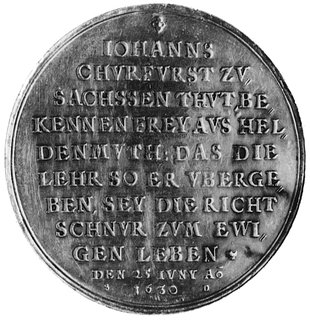 medal z roku 1630, sygnowany S.D. (Sebastian Dad