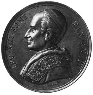 medal z roku 1881- Leon XIII (1878-1903), Aw: Po