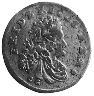 Fryderyk I 1701-1713, 6 groszy 1704, Królewiec, Aw: Popiersie i napis, Rw: Monogram, data i napis, Schr.320