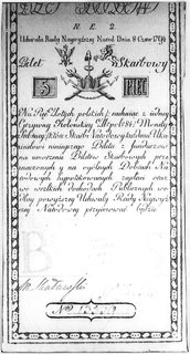 5 złotych 8.06.1794, seria N.E.2, Pick A1, rzadk