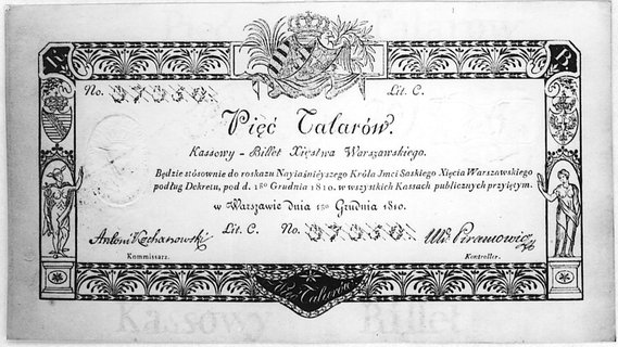 5 talarów 1.12.1810, podpis: Kochanowski, Pick A14