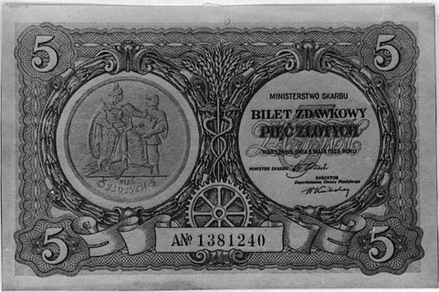 5 złotych 1.05.1925, Pick 48, Parchimowicz 47.II