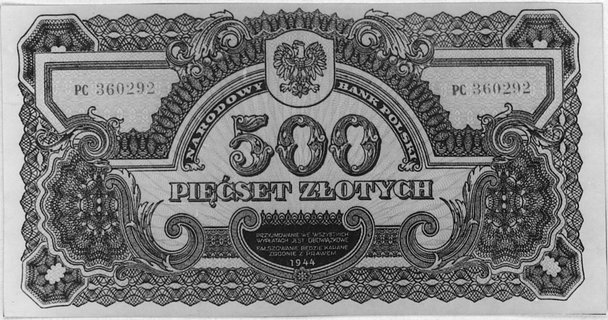 500 złotych 1944 \obowiązkowe\" PC360292