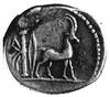 Cn. Plancius (55 p.n.e.), denar, Aw: Głowa Diany