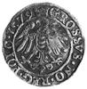 grosz 1579, Olkusz, Aw: Popiersie i napis, Rw: O
