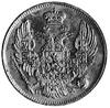 3 ruble=20 złotych 1834, Petersburg, Aw: Orzeł carski, Rw: Napisy, Fr.lll(40), Plage 299