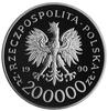 200.000 złotych 1990, Warszawa- 10-lecie Solidarności, wybito 1.000 sztuk, złoto 31,1 g.