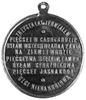 medal z uszkiem do zawieszania, sygnowany KB, wybity w 1882 roku na pamiątkę 500-lecia Obrazu Jasn..