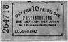 bon pocztowy wartości 10 fenigów, 17.04.1942, Kow.Ł8, Parchimowicz -