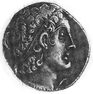 EGIPT- Ptolemeusz IX (drugie panowanie 105-88 p.n.e.), mennica Aleksandria, tetradrachma (98/97 p.n.e. ), Aw:Głowa króla w diademie w prawo, Rw: Orzeł w lewo, wokół napis: BA™I§..EMAIOY, w polu: LK i ¶A, Svoronos275, 1680, 14.46 g.