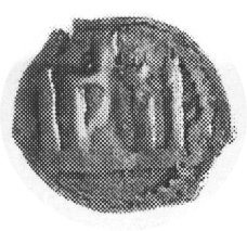 Witold 1401-1430, kopiejka, Aw: Grot włóczni, Rw: Kolumny Gedymina, ładnie wybity egzemplarz