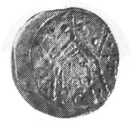 denar, mennica Głogów lub Legnica ok. l190-1210,