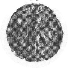 denar, Aw: Korona, poniżej litera O, Rw: Orzeł, Kubiak 108 (przypisuje tą monetę Kazimierzowi Jagiellończykowi),Kop.34.I