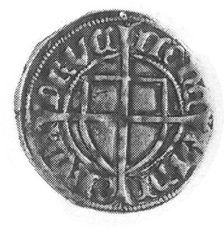 Paweł von Russdorf 1422-1441, szeląg, Aw: Tarcza Wielkiego Mistrza, Rw: Tarcza krzyżacka, Vossberg 837
