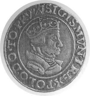 szóstak 1539, Gdańsk, Aw: Popiersie w koronie i 