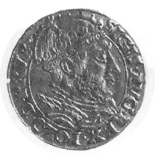 dukat 1555, Gdańsk, Aw: Popiersie w koronie i napis, Rw: Herb Gdańska i napis, Gum.651, Fr.2, T.150