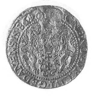 dukat 1586, Gdańsk, Aw: Popiersie w koronie i na