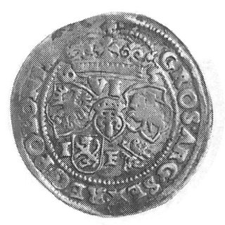 szóstak 1595, Lublin, Aw: Popiersie w koronie i 