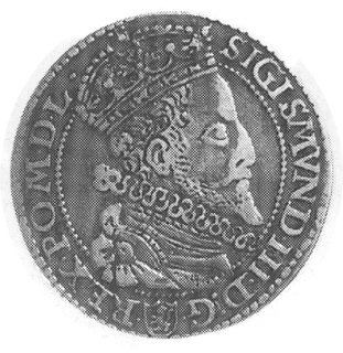 szóstak 1596, Malbork, Aw: Popiersie z dużą głow