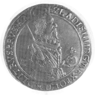 talar 1633, Bydgoszcz, Aw: Półpostać w zbroi, koronie i napis, Rw: Wielopolowa tarcza herbowa i napis, Gum.1544,Dav.4326