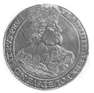 talar 1640, Gdańsk, Aw: Popiersie w koronie i napis, Rw: Herb Gdańska i napis, Gum.1588, Dav.4356