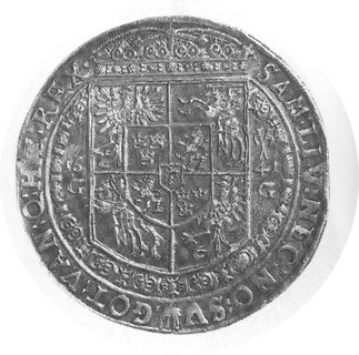 talar 1641, Bydgoszcz, Aw: Popiersie w koronie i