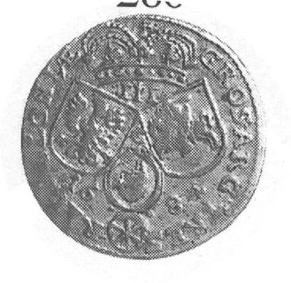 trojak 1684, Kraków, Aw: Popiersie w koronie i napis, Rw: Tarcze herbowe i napis, Gum. 1992, Kurp.1180 R2, rzadki