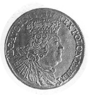 szóstak 1756, Lipsk, Aw: Popiersie i napis, Rw: Wielopolowa tarcza herbowa i napis, Gum.2153, Merseb. 1785