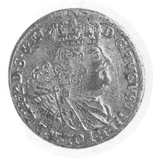 szóstak 1761, Gdańsk, Aw: Popiersie w koronie i 