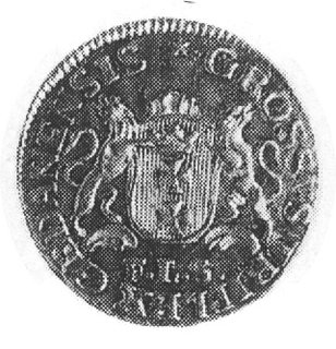 trojak w złocie 1766, Gdańsk, Aw: Monogram, Rw: Herb Gdańska i napis, Plage 498, H-Cz.7870 R4, złoto 3.40 g.,niezwykle rzadka moneta, znana tylko w nielicznych zbiorach