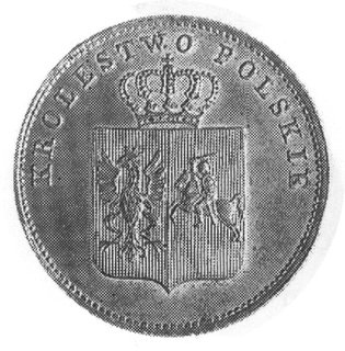 2 złote 1831, Warszawa, Aw: Tarcza herbowa i napis, Rw: Nominał w wieńcu i napis, Plage 273