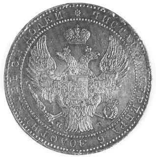 1 1/2 rubla= 10 złotych 1835, Petersburg, j.w., 