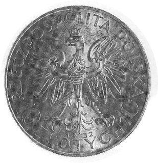 10 złotych 1932, Warszawa, Głowa Kobiety