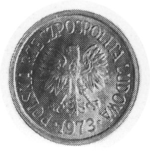 10 groszy 1973, bez znaku mennicy